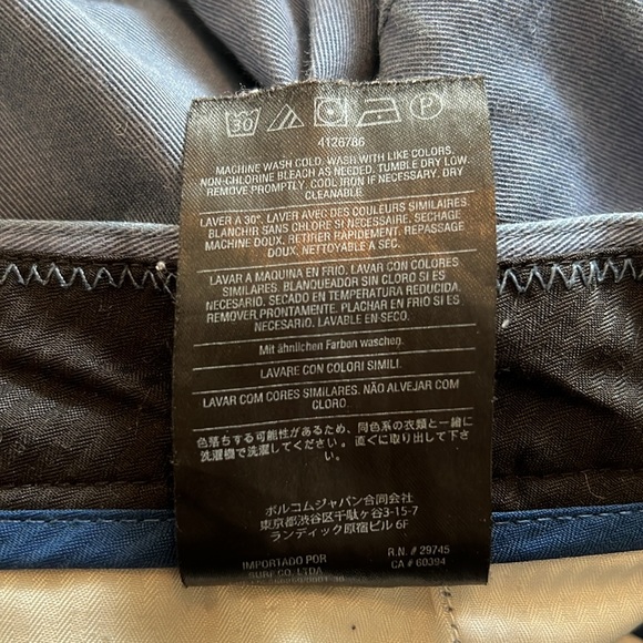 Volcom Corpo Class Skate Blue Shorts Mens Size 40 - Picture 11 of 11